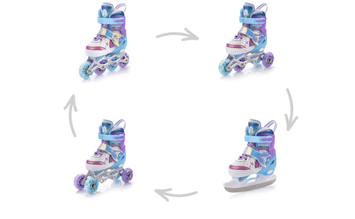 Inline skates Meteor 4in1 Mermaid S 30-33