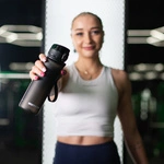 Sports water bottle Meteor 650 ml black