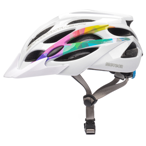Kask rowerowy Meteor Shimmer M 55-58 cm biały