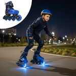 Inline skates Meteor Loky M 34-37 black/blue