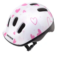Kask rowerowy dla dzieci Meteor MV6-2 S 48-52 cm Hearts