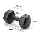 Zestaw hantli cementowych 2x3 kg Meteor