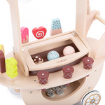 Wooden Ice Cream Cart beige