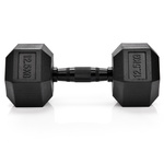 Hantel heksagonalny gumowany Meteor 12.5kg
