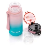 Meteor sports water bottle 350 ml pink/turquoise