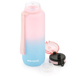Sports water bottle Meteor 1500 ml pink/blue