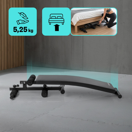 Exercise bench Meteor, incline, for sit-ups, up to 150 kg
