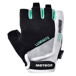 Bike gloves Meteor Gel GX37 l white/mint