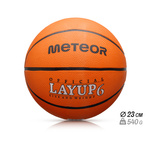 Piłka koszykowa Meteor Layup 6 pomarańczowy