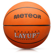 Piłka do koszykówki Meteor Layup 7 pomarańczowy