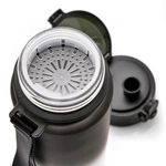 Meteor sports water bottle 500 ml black/white