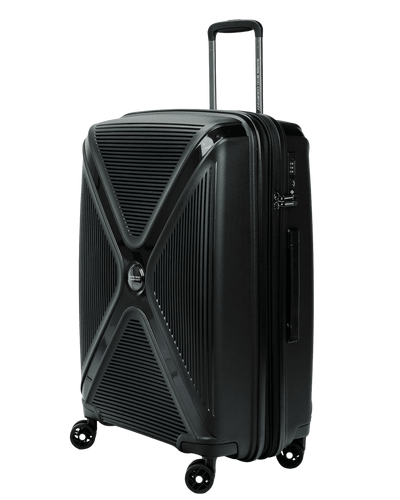 Średnia walizka SwissBags Cross-Box 67 cm czarny