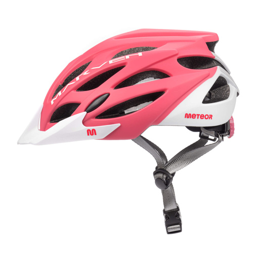 Meteor cycling helmet Marven L 58-61 cm Coral/white