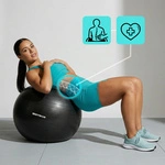 Fitness ball Meteor 75 cm black