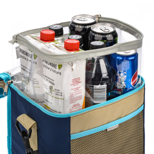 Torba termiczna Meteor Frigid 12,5 l niebieski/szary