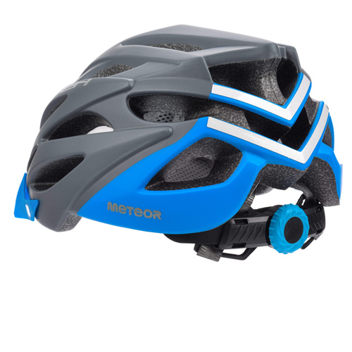 Kask rowerowy Meteor Marven M 55-58 cm szary/niebieski