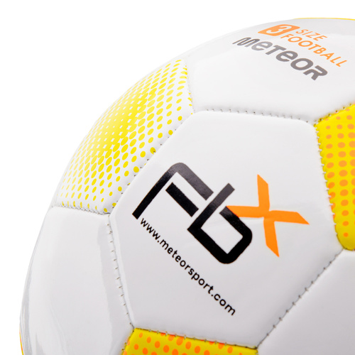 Piłka nożna Meteor FBX 3 biały