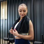 Quick-drying towel Meteor M 50x90 cm black