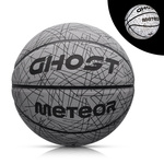 Piłka do koszykówki Meteor Ghost odblaskowy biały 7