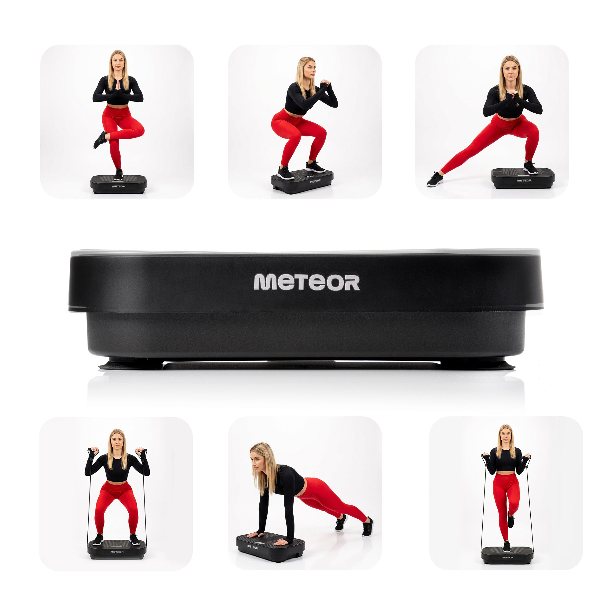 Platforma wibracyjna Meteor przykładowe ćwiczenia