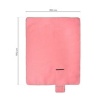 Picnic Blanket Meteor 150x190 cm pink