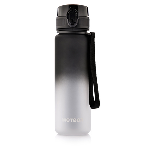 Meteor sports water bottle 500 ml black/white