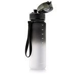 Meteor sports water bottle 500 ml black/white