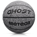 Piłka do koszykówki Meteor Ghost odblaskowy biały 7
