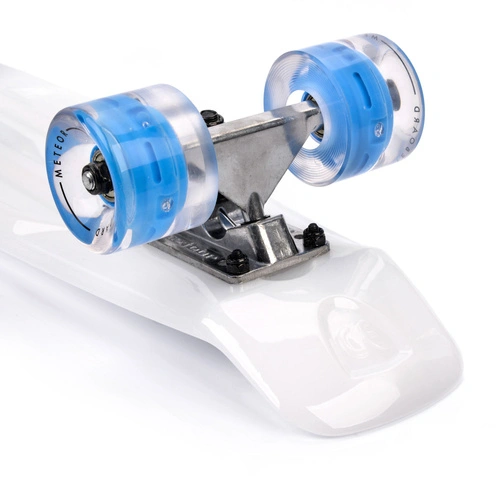 Plastic skateboard Meteor With Led Wheels Transparent