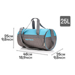 Fitness bag Meteor Siggy 25 l blue/grey melange