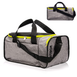 Torba fitness Meteor Nepr 20 l szary melanż/neonowy zielony