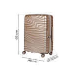 SwissBags Cruise medium case 65 cm champagne