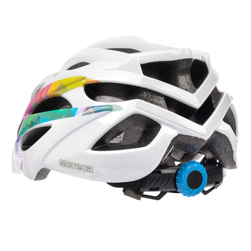 METEOR CYCLING HELMET Shimmer S 52-56 cm white