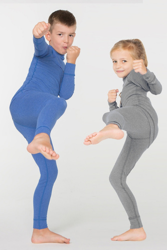 Children's thermoactive underwear Meteor 116-122 cm blue