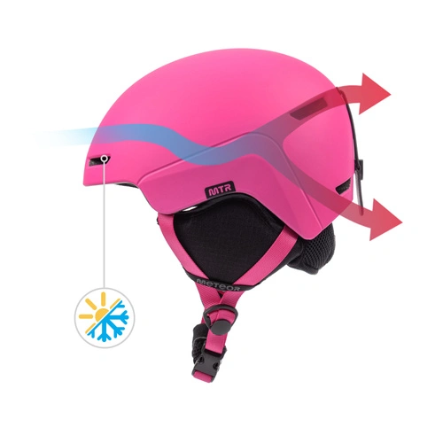 Ski helmet Meteor Avalo M 55-58 cm pink