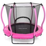 Mała trampolina dla dzieci Meteor TRP-70 140 cm różowy