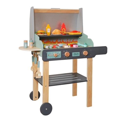 Wooden barbecue
