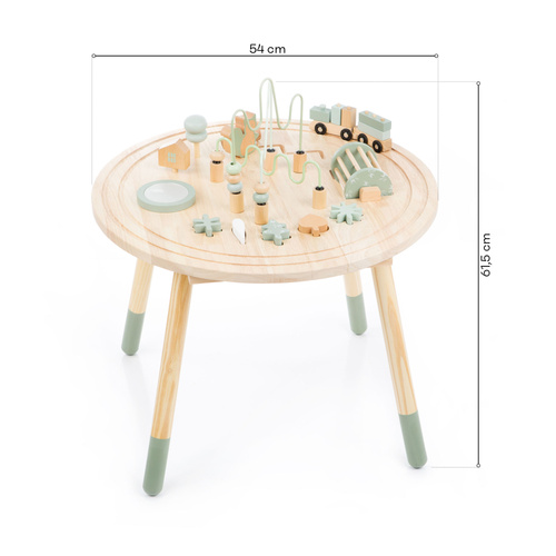 Wooden activity table