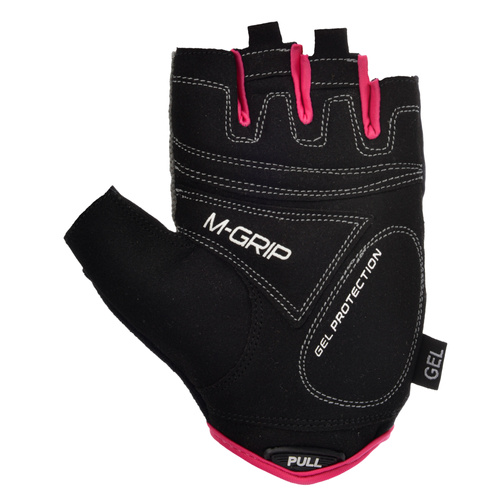 Rękawiczki rowerowe Meteor Gel GX34 XXS szary/różowy