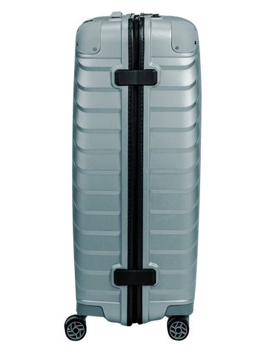 Duża walizka SwissBags Diamond cut 76 cm metaliczny niebieski