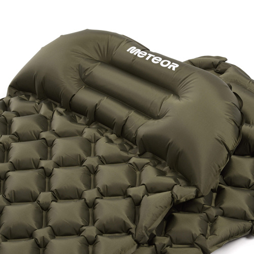 Ultralight mat with pump Meteor 190×56×4 olive