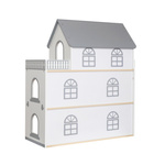 Drewniany domek dla lalek