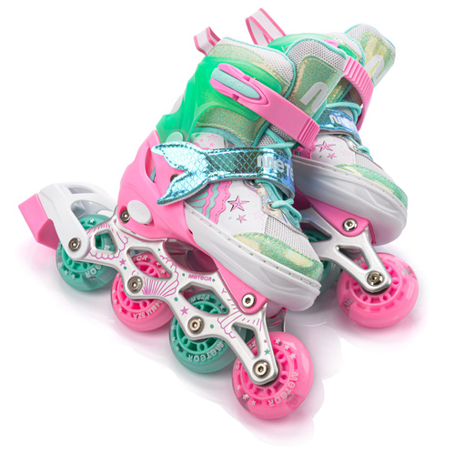 Inline skates Meteor 4in1 Mermaid pink M 34-37