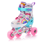 Rolki 4w1 Meteor dla dzieci M 34-37 Rainbow