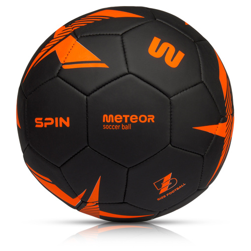 Meteor Spin Football 5 black/orange