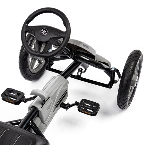 Gokart na pedały Meteor GM/1904 ciemny szary