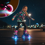 Rolki 4w1 Meteor dla dzieci XS 25-28 Metro
