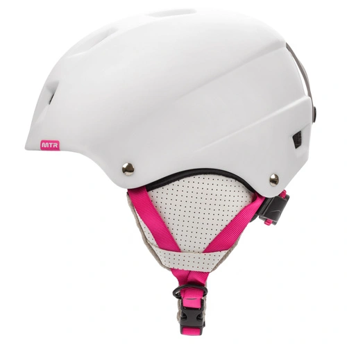 Ski helmet Meteor Kiona S white/pink 53-55 cm