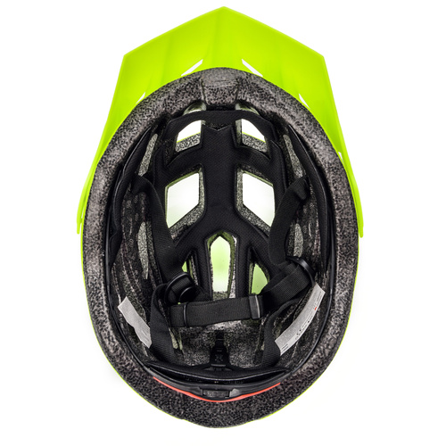 Kask rowerowy Meteor Street M 55-58 cm neonowy żółty