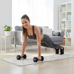 Cast iron dumbbell set 2x3 kg Meteor